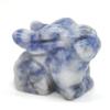 AUOQKQUT PEIQIYIN Hand-Carved Pink Rhodonite Rabbit Statue view 3