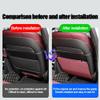 MNBHJGR 2-Piece Car Seat Back Protectors for VW Passat B8 2015–2024, Kick Mats with Pockets, Waterproof Leather, B Red view 4