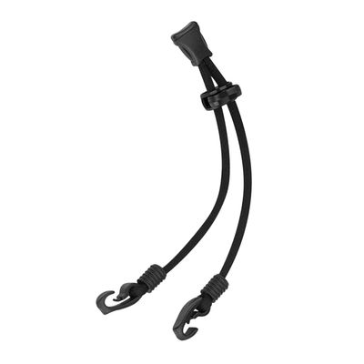 Adjustable-Length Mask Lanyards, 2 Pieces, Black