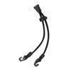 Adjustable-Length Mask Lanyards, 2 Pieces, Black view 1