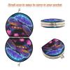NYYYTTTEU Purple Sea Turtle Foldable Compact Makeup Mirror view 3