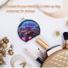 NYYYTTTEU Purple Sea Turtle Foldable Compact Makeup Mirror view 4