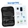 2-Piece Oxford Storage Case for Blood Glucose Meter, Black view 3