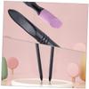 10-Piece Plastic Nail Buffing Tools, Black view 3