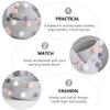Beatifufu 2-Piece Woven Fabric Storage Baskets for Cosmetics, Tables and Bathrooms view 3
