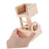 Supvox Wooden Hamster Observatory Tower for Hamsters and Mice, Beige view 3