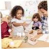 Supvox Wooden Hamster Observatory Tower for Hamsters and Mice, Beige view 4