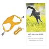 Supvox Adjustable Suede Dog and Cat Chest Harness, Quick-Release, Escape-Resistant, 2-Piece Set view 3