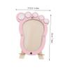 HAPINARY Footprint Photo Frame for Baby Growth Documentation, Pink view 2