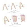 HAPINARY Footprint Photo Frame for Baby Growth Documentation, Pink view 3