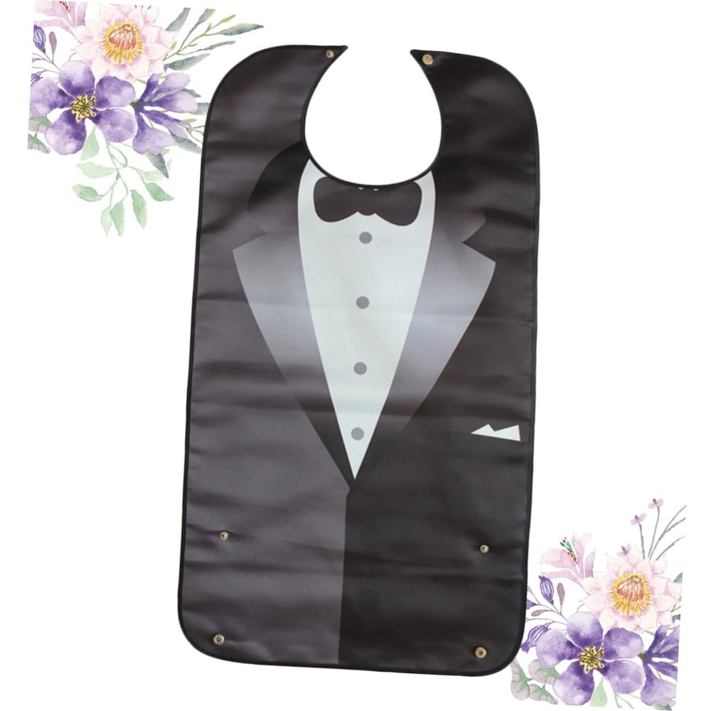 Adult and Senior Dining Bib with Snap Button
