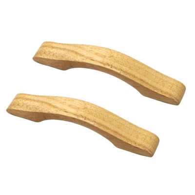 Solid Wood Cabinet Handles, 2-Pack