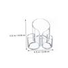 Acrylic Makeup Brush Holder, S-Shaped Desktop Storage Box view 2