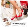 Gogogmee 2 Pairs of Elastic Shoe Straps for High Heels and Pumps with Pearls view 4