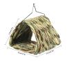 Bird Nest for Cage | Triangular Shape Handwoven Hanging Bird Hut view 4