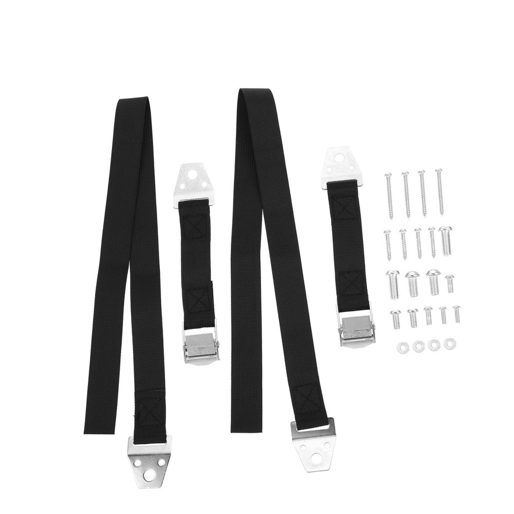 Anti-Tip Straps for Furniture and TVs, 2-Pack, Black