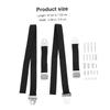 Anti-Tip Straps for Furniture and TVs, 2-Pack, Black view 2