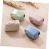 Beavorty 36-Piece Wheat Straw Toothbrush Caps, Waterproof Protective Covers for Travel, Camping and Outdoor Activities, Random Color view 3