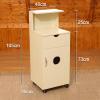 esmen Salon Cart, Hairdresser Storage Trolley with Wheels for Office, Living Room, or Kitchen view 2