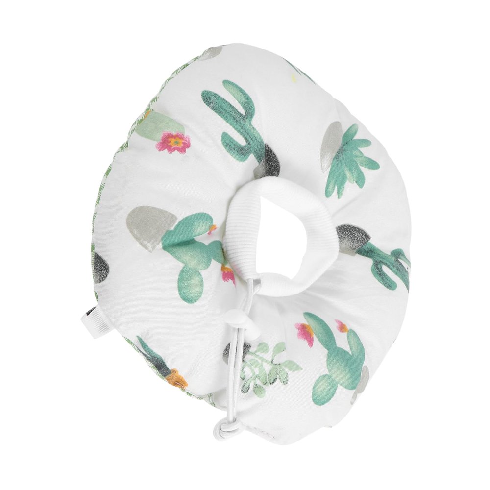Supvox Soft Cotton Recovery Collar for Cats and Kittens, Adjustable, Prevents Licking and Scratching