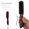 Rtauhife Hair Straightening Brush, Boar-Bristle Brush, Dark Red view 4
