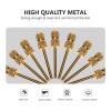 Aqxyedc 20-Piece Nail Carbide Bits, Electric File Sanding Band Mandrel, Fine Grit, for Manicure Nail Sanders, Replacement Nail Drill Bits, Wanglan (Silver) view 2