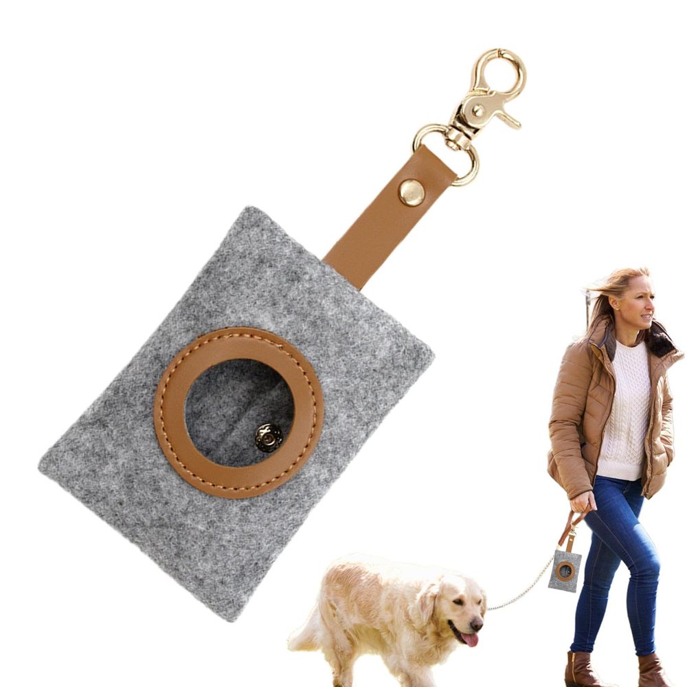 Felt Dog Waste Bag Dispenser