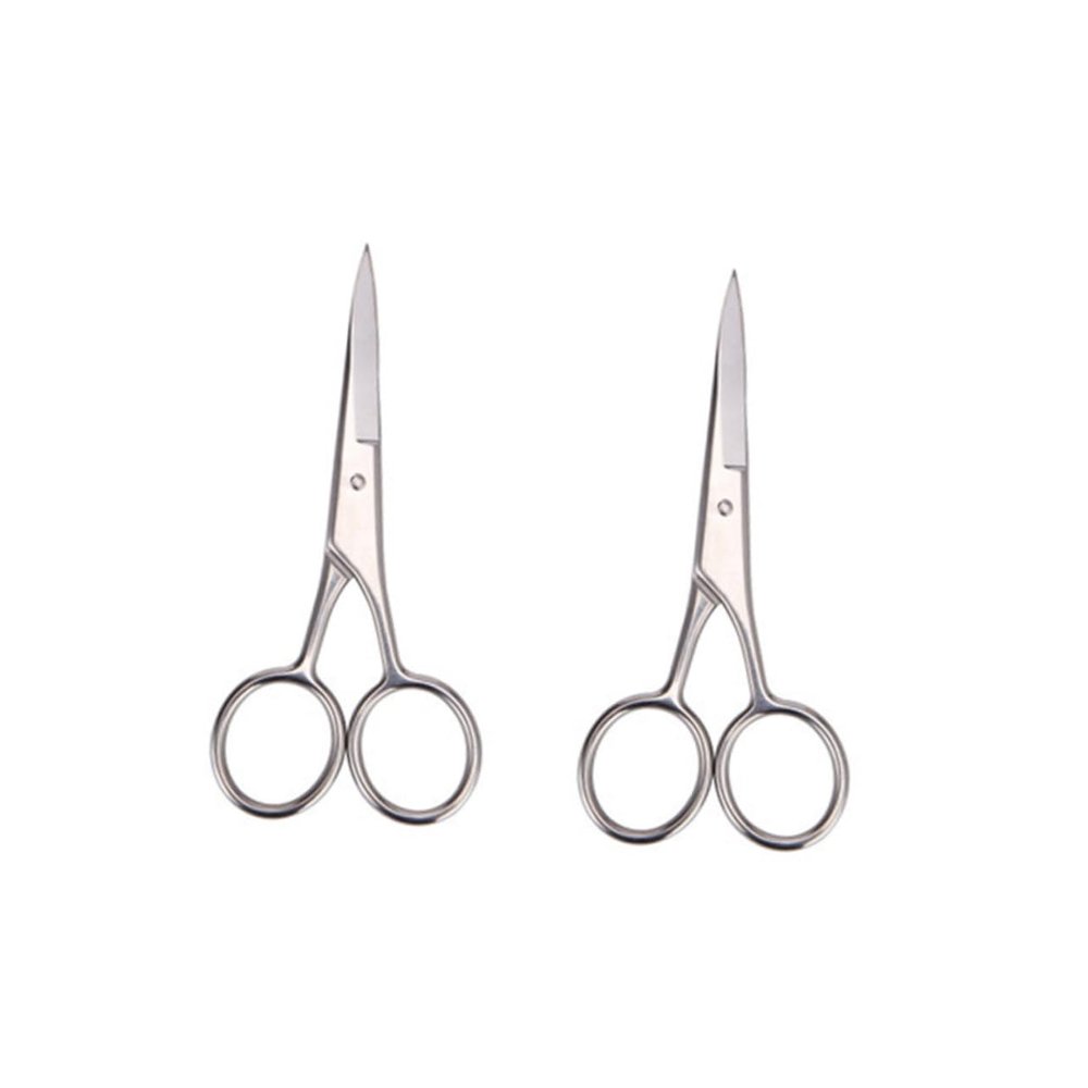 HAKIDZEL 2-Piece Mustache and Beard Scissors for Men