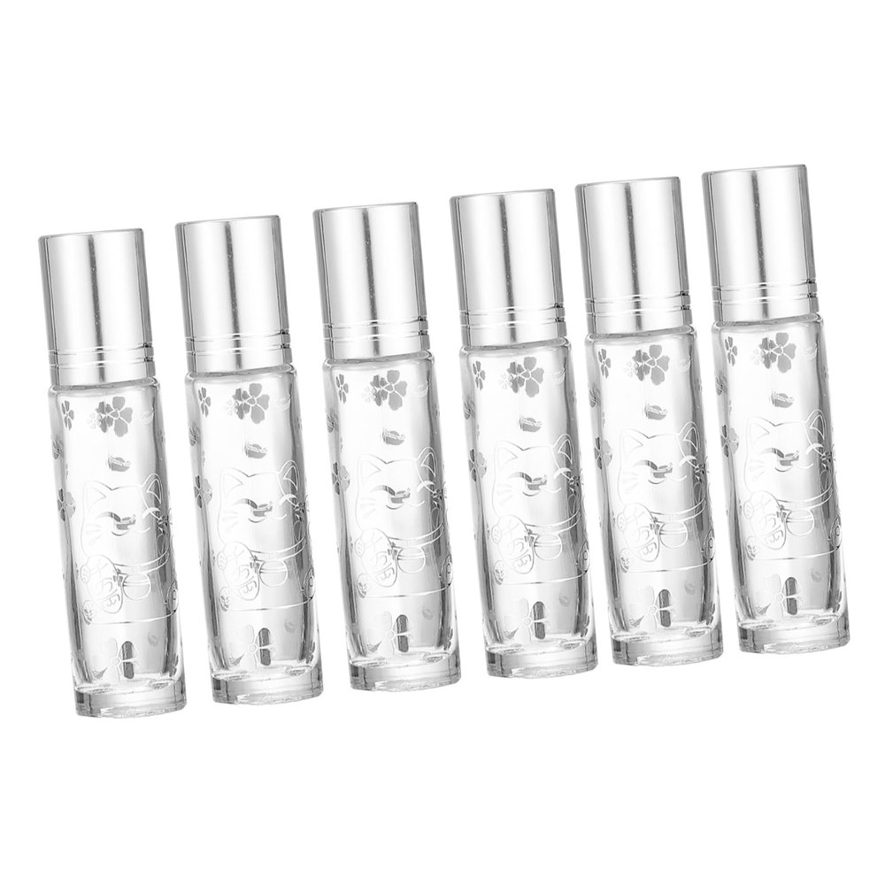 FOYTOKI 6-Piece 10 ml Glass Roller Bottles