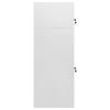 ShCuShan Saddle Cabinet, Light Gray Steel, 53 × 53 × 140 cm view 3