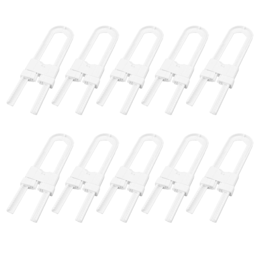 Child Safety Locks for Cabinets and Drawers, 10 Pieces