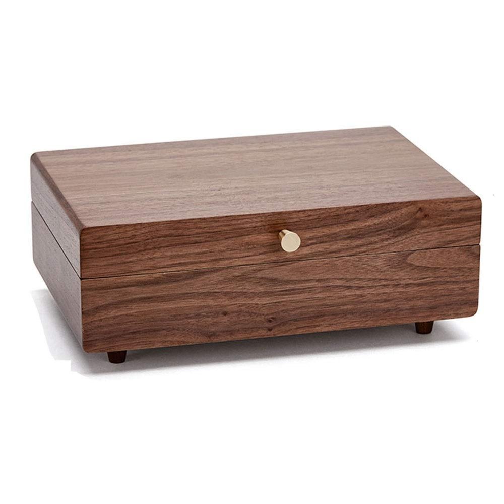 AJYBYUKJ Solid Wood Jewelry Storage Box