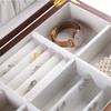 AJYBYUKJ Solid Wood Jewelry Storage Box view 4