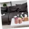 FRCOLOR Portable Plastic Toothbrush Holder Cups, 3-Piece Set, Smooth and Lightweight, Random Color, for Travel and Home view 2
