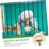 Happyyami Wooden Bird Toy with Mirror for Parrots view 2