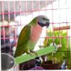 Happyyami Wooden Bird Perch with Feeder view 2