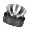 Adjustable Angled Stainless Steel Cat Food Bowl view 1
