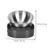Adjustable Angled Stainless Steel Cat Food Bowl view 2