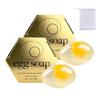 Egg White Facial Soap with Collagen and Essential Oils, 2-Pack view 1