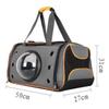 RUVOO Cat Carrier Bag, Portable Pet Backpack, Orange, 50 × 27 × 31 cm view 2