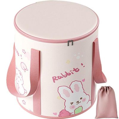 Multifunctional Collapsible Foot Bath Bucket with Handles