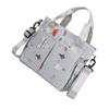 VICASKY Elegant Nylon Diaper Bag Organizer for Babies with Shoulder Strap and Multiple Compartments view 1