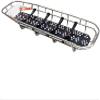 CAFIEDR Stainless Steel Basket Stretcher, Overload Stretcher, Hook Stretcher, Aviation Aluminum Alloy Stretcher, Bariatric Stretcher view 1