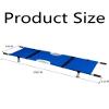 CAFIEDR Portable Emergency Rescue Stretcher with Wheels, Aluminum Alloy, Patient Transport Stretcher, Folding Flat Stretcher for Hospitals and Sports Facilities, Camouflage view 3