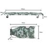 CAFIEDR Portable Emergency Stretcher with Four Wheels, Foldable Waterproof Aluminum Alloy Stretcher, Tow Stretcher for Fire Trucks, 159 kg Load Capacity view 3