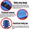 CAFIEDR Portable Folding Aluminum Rescue Stretcher with Four Wheels view 3