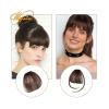 Clip-In Synthetic Air Bangs Hairpiece, Black-Brown, Color 18-2M30 view 4