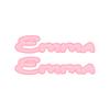 GamesMonkey Kids' Room Stickers, 2-Piece Set, Various Sizes, Boy/Girl Games, Door or Cabinet (Emma, 30 x 6 cm) view 1