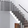 U-Shaped Stair Railing, Nonslip Square Handrail, Attic Hallway Safety Support Bar, Black, 65 cm view 4