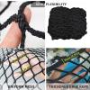 VXHCS Climbing Play Net, Double-Layer Fall-Protection Net, 4 cm/5 mm, Knotless Polyester Netting, 1.5 x 2 m view 3